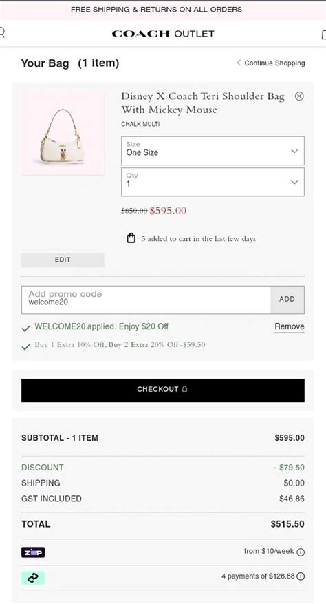 coach outlet coupon code 2023